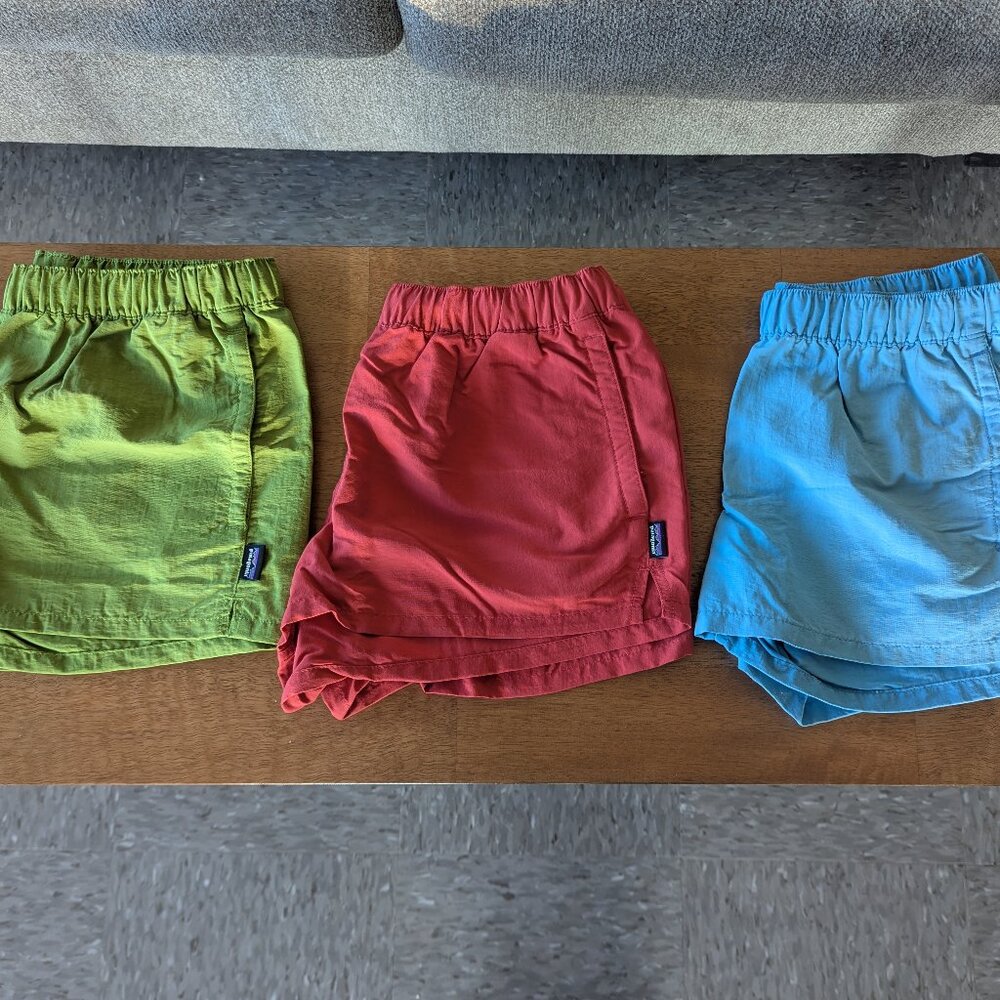 Patagonia Barely Baggies Lot of 3 Womens Small